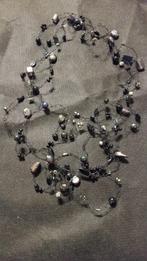 Mooie gehaakte ketting. Past altijd., Ophalen of Verzenden, Nieuw, Zwart, Overige materialen