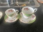 Vintage Theekopjes en Schotels - Set van 4, Ophalen of Verzenden