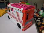 Barbie ambulance met licht en geluid, B, Ophalen of Verzenden, Zo goed als nieuw, B