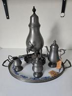 Tinnen theeservies, Antiek en Kunst, Ophalen of Verzenden