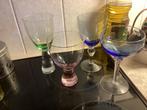Leerdam gekleurd glas // per stuk // hoog qroen 18 cm, Verzamelen, Glas en Borrelglaasjes, Ophalen of Verzenden, Zo goed als nieuw