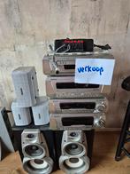 Technics Stereotoren met 5 CD Wisselaar & Surround, Audio, Tv en Foto, Stereo-sets, Ophalen of Verzenden, Gebruikt, Cd-speler