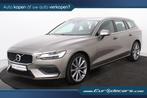 Volvo V60 2.0 D3 Momentum *Navigatie*Leer*LED* (bj 2019), Te koop, Zilver of Grijs, 5 stoelen, Gebruikt