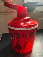 Tupperware speedychef klopper/mixer rood, Ophalen, Zo goed als nieuw, Rood, Bak of Kom