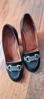 Nemonic Pumps Zwart Wit Maat 38 Zo Goed Als Nieuw, Zwart, Ophalen of Verzenden, Zo goed als nieuw, Pumps