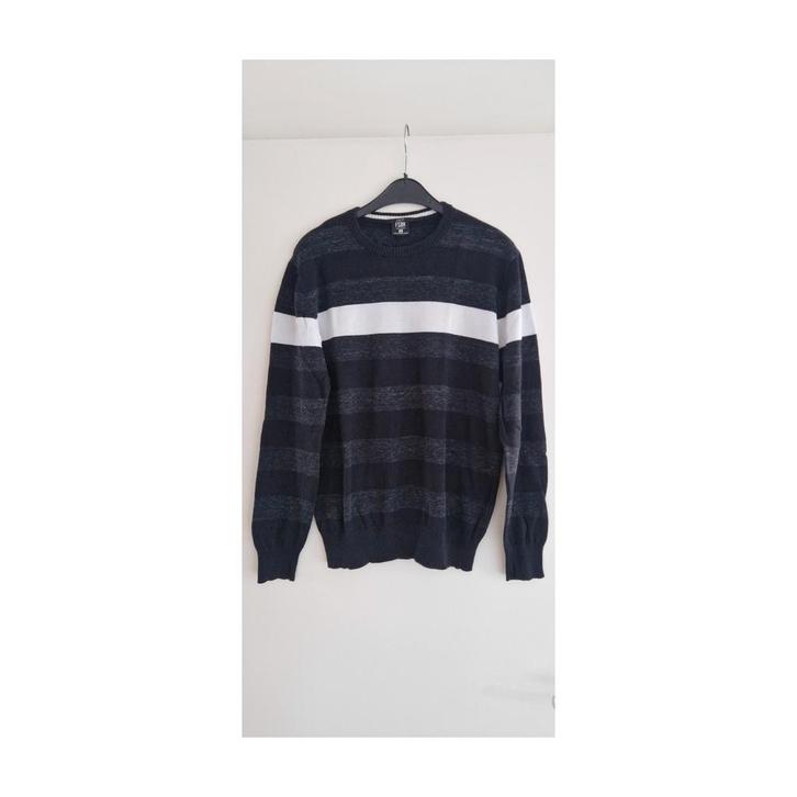 Mt. M Zgan Dunne FSBN trui zwart/antraciet/wit, Kleding | Heren, Overige Herenkleding, Zo goed als nieuw, Ophalen of Verzenden