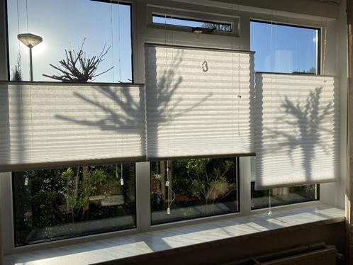 plisee gordijnen, wit 80x220 en 80x200, Huis en Inrichting, Stoffering | Gordijnen en Lamellen, Zo goed als nieuw, 200 cm of meer