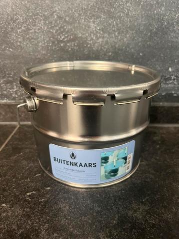 Grote buitenkaars in blik Nieuw 50 branduren!! beschikbaar voor biedingen