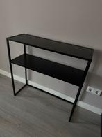 Zwarte Side Table - Zo Goed Als Nieuw, Huis en Inrichting, Tafels | Sidetables, Ophalen, 50 tot 100 cm, Zo goed als nieuw, Minder dan 25 cm