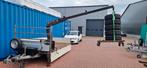 Hapert plateauwagen met kraantje HIAB, Auto diversen, Aanhangers en Bagagewagens, Ophalen, Zo goed als nieuw
