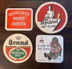 4 vintage bierviltjes, Ophalen of Verzenden, Zo goed als nieuw, Viltje(s), Overige merken