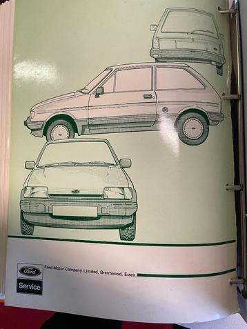 Origineel werkplaats handboek Ford Fiesta MK2 1984/89 beschikbaar voor biedingen