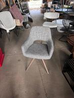 Eetkamerstoel grijs draaibare as !outlet korting!, Nieuw, Ophalen, Hout, Eén