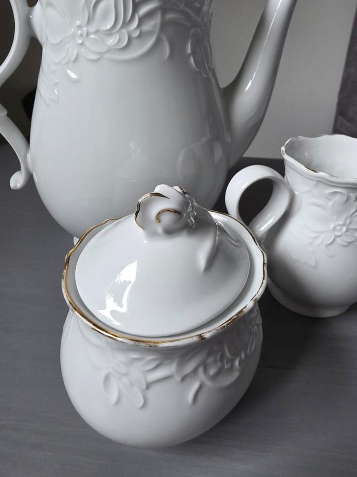 Mitterteich Bavaria Princess Gold Theeservies, Antiek en Kunst, Antiek | Servies los, Ophalen of Verzenden