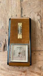 Vintage weerstation/ barometer Amsterdamse school, Ophalen of Verzenden, Gebruikt