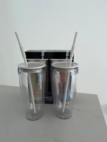 2 dubbelwandige bekerw (600 ml) van het merk bodum beschikbaar voor biedingen
