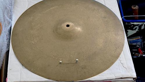 Cymbal, AVEDIS ZILDJIAN USA, ride bekken, jaren 60, 18 inch., Muziek en Instrumenten, Instrumenten | Onderdelen, Gebruikt, Drums of Percussie