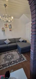 Grijze hoekbank, Huis en Inrichting, Banken | Bankstellen, Ophalen, Gebruikt, Vierpersoons of meer