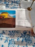 Oude NS Trein Boek of Prent, Ophalen of Verzenden, Zo goed als nieuw, Trein, Kaart of Prent