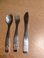 FONTIGNAC - KINDER BESTEKSET - EDELSTAAL 18/10 -  3 DELIG, Huis en Inrichting, Ophalen of Verzenden, Rvs of Chroom