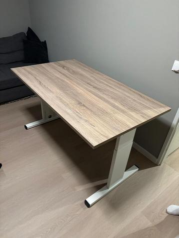 Nieuw: 160x80 BUREAU LICHT EIKEN, verstelbaar,  beschikbaar voor biedingen