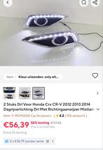 Dagrijlicht Honda CRV 2012-2014 met houder mistlamp, Ophalen of Verzenden, Nieuw, Honda