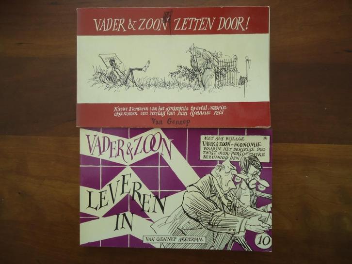 2 x Vader&Zoon van Peter van Straaten, Boeken, Stripboeken, Zo goed als nieuw, Meerdere stripboeken, Ophalen of Verzenden