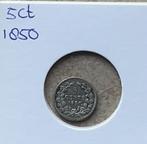 5 cent 1850, Ophalen of Verzenden, Koning Willem III, Losse munt, 5 cent