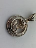 X958 Prachtige zilveren hanger met draak, Ophalen of Verzenden, X, Zilver, Dier