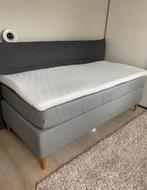 Boxspring 1 persoons, Huis en Inrichting, Slaapkamer | Boxsprings, Ophalen, Gebruikt, 90 cm, Eenpersoons