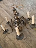 Kroonluchter koperkleurig, Ophalen of Verzenden, Gebruikt