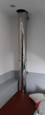Dubbelwandige Kachelpijp - Nieuw/Gebruikt, Doe-het-zelf en Verbouw, Ophalen of Verzenden, Minder dan 60 cm, Kachel, 30 tot 80 cm