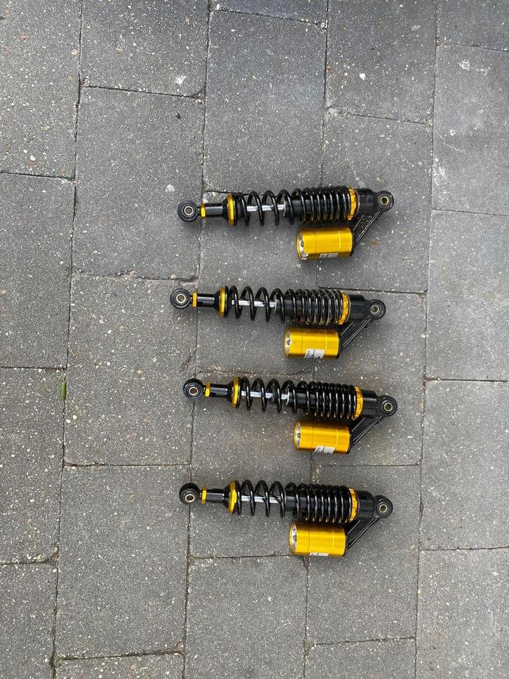 Gas schokbrekerset 280mm cita tomos piaggio brommobiel quad, Fietsen en Brommers, Brommeronderdelen | Algemeen, Nieuw, Ophalen of Verzenden