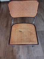 Vintage Webbing Stoel - Opknapper, Huis en Inrichting, Stoelen, Gebruikt, Bruin, Vintage, Ophalen of Verzenden