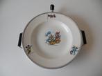 Warmwaterbordje Donald Duck en Katrien, Antiek en Kunst, Antiek | Servies los, Ophalen