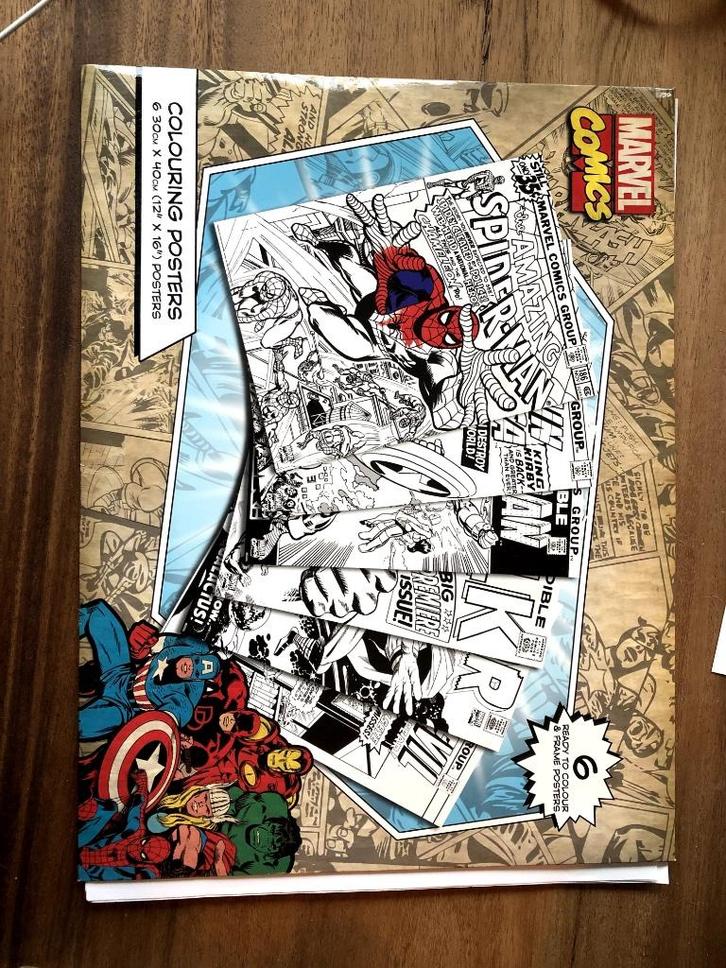 marvel disney kleurboek, Verzamelen, Disney, Zo goed als nieuw, Overige typen, Overige figuren, Ophalen