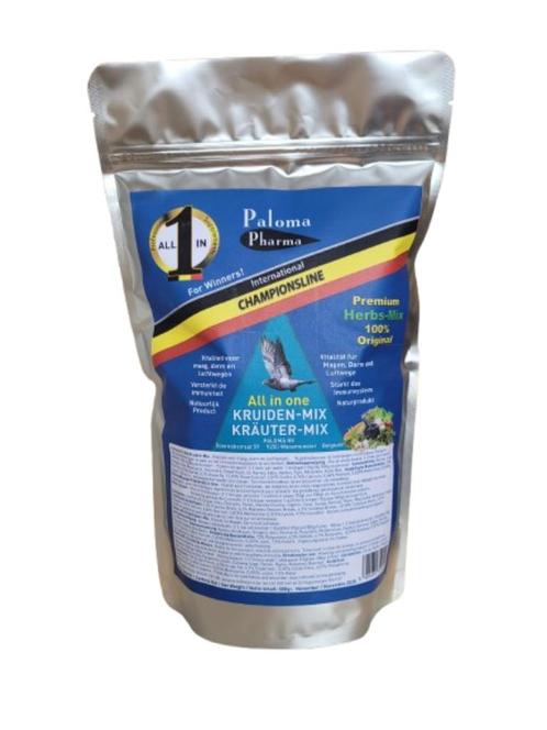 E504 - Kruiden-Mix All-In-One 500GR, Dieren en Toebehoren, Vogels | Toebehoren, Nieuw, Eten en Drinken, Ophalen of Verzenden