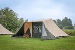 De waard vergrote zilvermeeuw tent, Ophalen