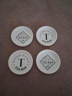 Riviera Maison theezakje onderzetters - Set van 4, Huis en Inrichting, Ophalen of Verzenden, Zo goed als nieuw, Glas of Kopje