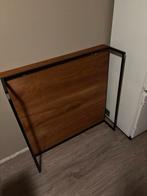 Stalen Salon Tafel - 100x100cm - ZGAN, Huis en Inrichting, 100 tot 150 cm, Vierkant, Ophalen of Verzenden, Zo goed als nieuw