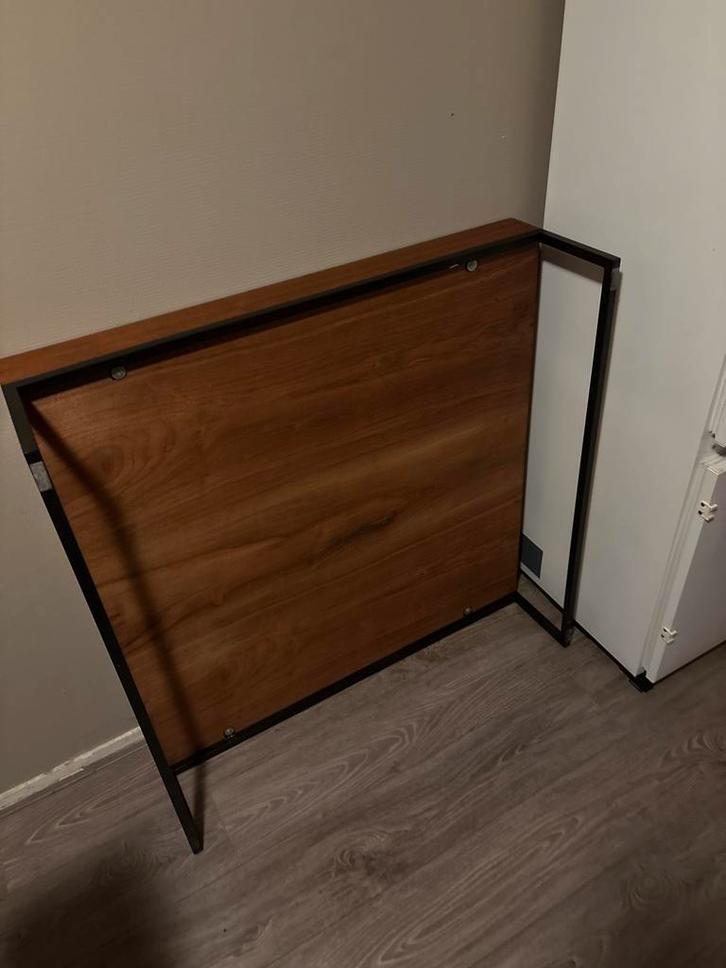 Stalen Salon Tafel - 100x100cm - ZGAN, Huis en Inrichting, Tafels | Salontafels, Zo goed als nieuw, Minder dan 50 cm, 100 tot 150 cm