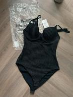 Nieuw - Wolford krijtstreep body 38C, Wolford, Ophalen of Verzenden, Zwart, Body of Korset