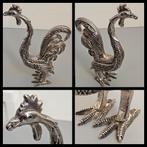 Tafelstuk,  zwaar verzilverde vogel, Ophalen of Verzenden