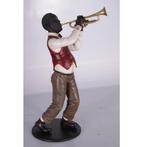 Trumpet Player – Jazz beeld Hoogte 59 cm, Verzamelen, Beelden en Beeldjes, Ophalen, Nieuw, Overige typen