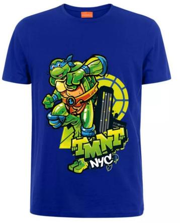 Ninja Turtles T-shirt Blauw - Maat 104 - 110 - 134 beschikbaar voor biedingen