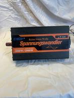 EDECOA omvormer 12V  230V (1000W / 2000W, Pure Sine Wave), Ophalen of Verzenden, Zo goed als nieuw