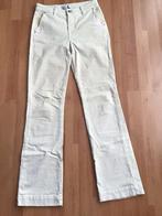 Summum woman parelmoer witte baby rib broek mt 34,, Overige kleuren, Ophalen of Verzenden, Zo goed als nieuw, Maat 34 (XS) of kleiner