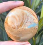 Polychroom jaspis handsteen, Verzamelen, Mineralen en Fossielen, Ophalen of Verzenden