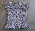 Top maat L. Cotton Club dameskleding. Blauw/wit shirt., Blauw, Maat 42/44 (L), Ophalen of Verzenden, Zo goed als nieuw