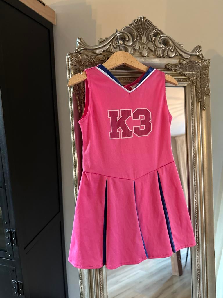 Carnaval K3 Jurkje Meisje Maat 116, Kinderen en Baby's, Carnavalskleding en Verkleedspullen, Ophalen of Verzenden, Gebruikt, 110 t/m 116